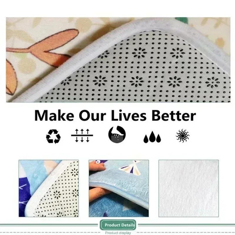 3D Dream Flower Rose Daisy Print Round Carpet Balcony Floor Mat Bathroom Living Room Home Yoga Coffee Mats Home Decorative Rug