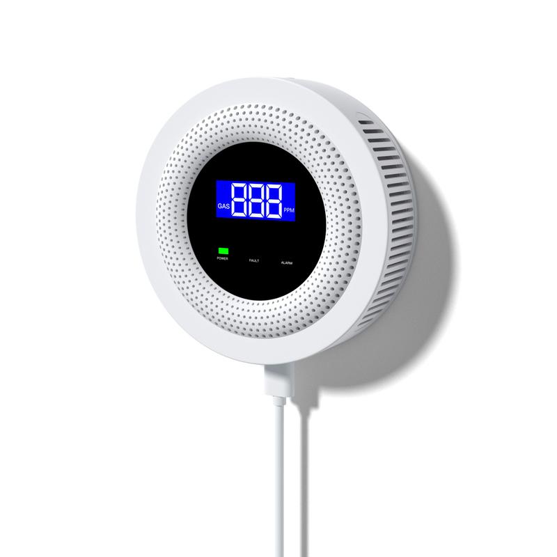 Детектор утечки газа Tuya Smartlife APP с дистанционным управлением WIFI для домашней системы охранной сигнализации, датчик горючего газа CO