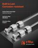 Linear Rail Kit, SFC25, 2Pcs 1000 mm (39.4 inch) Linear Motion Guide Rails and 4Pcs Bearing Slide Blocks, for DIY Engraving Machine Lathe Milling