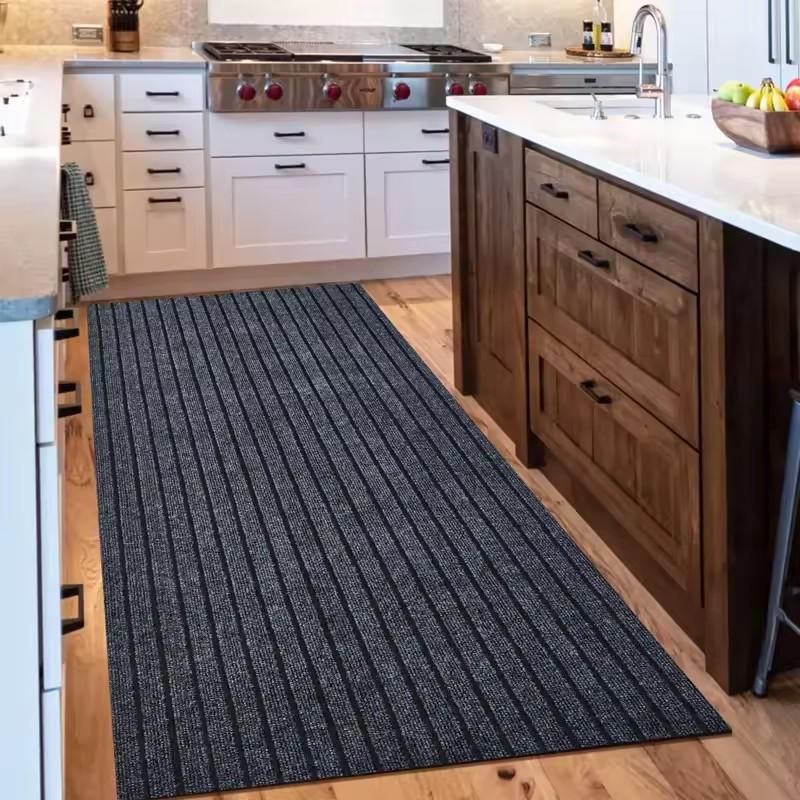 1pc striped rubber bottom corridor carpet,laundry room carpet,anti slip and washable outdoor carpet,kitchen entrance carpet rug