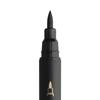 Kuretake Brush Twin of Oil-Based Pen, Type, Black, TSA-010S [Set 10]