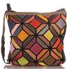 Women's Leather Shoulder Bag – Patchwork Design