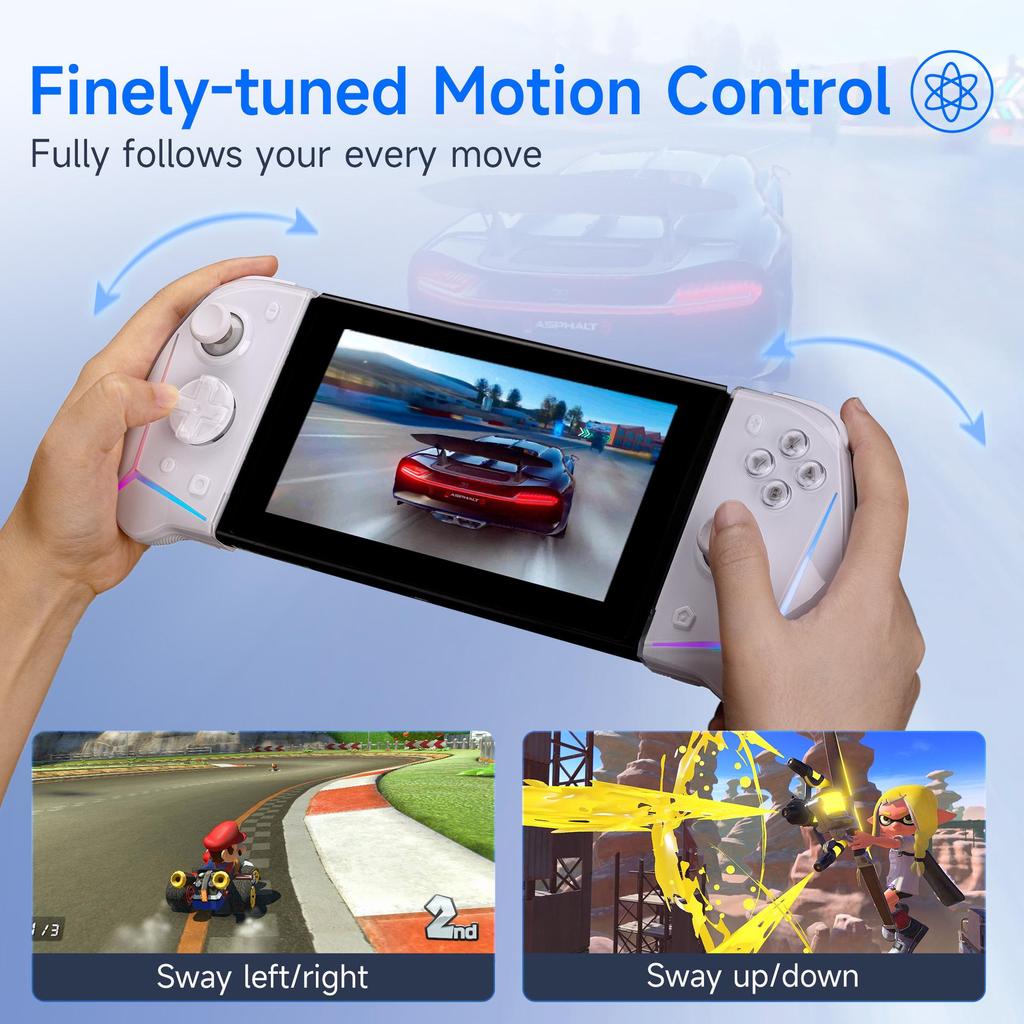 Механический контроллер EasySMX S15: Совместим с датчиками Холла, 4 задними кнопками и NFC.