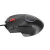 Игровая мышь проводная 8 клавиш RGB Марево 6 регулируемых DPI Изогнутая эргономичная Клавиша быстрого доступа Многофункциональная клавиша Компьютерная мышь Черная