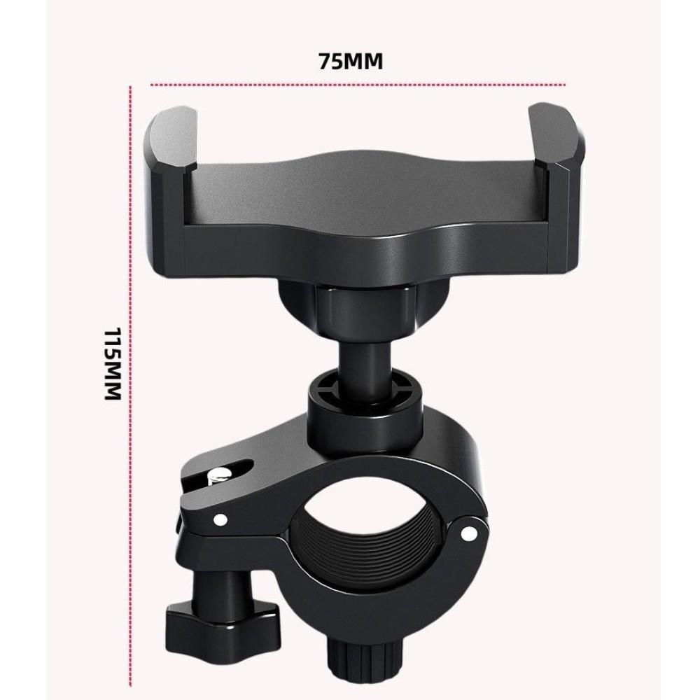 Round Pipe Clamp Phone Holder 360 Rotating Handlebar Mount Universal Phone Bracket Live