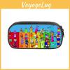 Канцелярский органайзер с узором Numberblocks из нейлона с большим пространством для карандашей и ручек