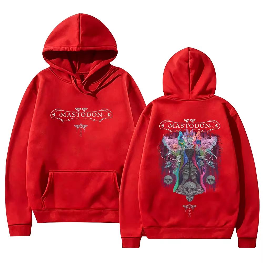 2026 Mastodon Marrow Deep 2026 Album Hoodies Rock Band Vintage Print Unisex Casual Long Sleeve Hooded Soft Cotton Sweatshirt Loose Cozy and Versatile