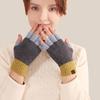 Warm Knitted Half-Finger Gloves