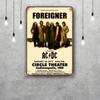 Группа Foreigner Ретро Винтажная Жестяная Вывеска Постер Декоративная Табличка Металлическая Пластина Настенный Декор