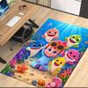 Shark Printed Carpetrugfor Office Chair Living Room Bedroom Kitchen Room Decor Gifts