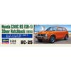 Hasegawa 1/24 Серия Исторических Автомобилей Honda Civic RS SB-1 Хэтчбек 3-дверный Пластиковая Модель в Наборе HC25