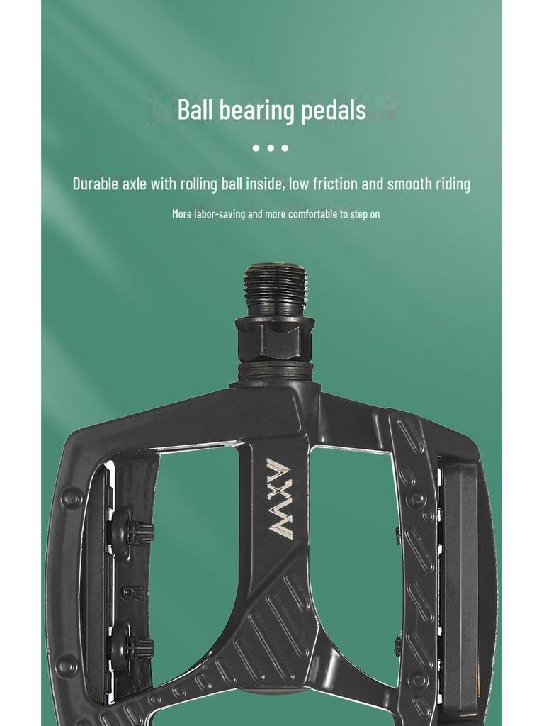 Универсальная педаль из алюминиевого сплава с шарикоподшипниками для горных и шоссейных велосипедов