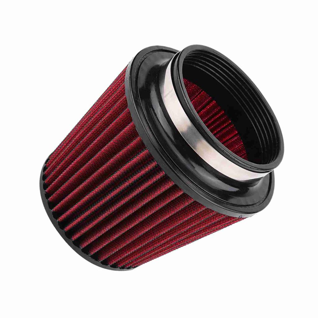 Universal Car Modification High Flow Inlet Air Intake Round Cone Air Filter Cleaner 100mm