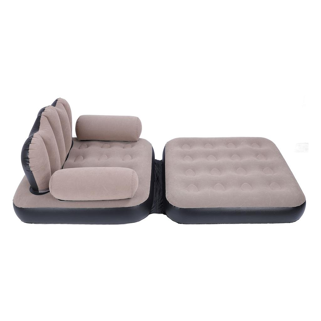 Надувной диван-кровать портативный складной утолщенный флокированный ПВХ надувной диван-матрас для дома и путешествий