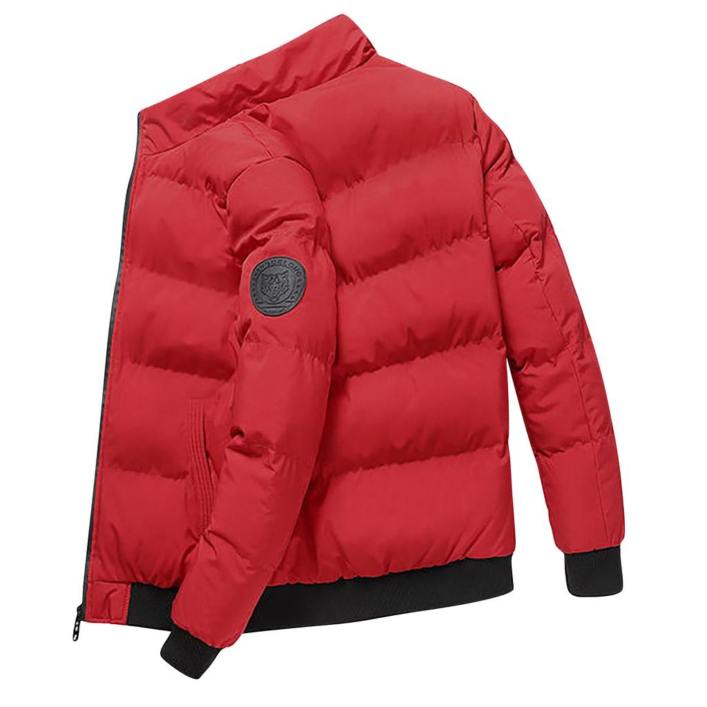 Мужская пуховая куртка, теплая хлопковая одежда, свободное пальто, хлебный костюм, утепленное теплое пальто