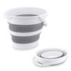 Improved 10L Foldable Fishing Bucket, Compact Storage, Water Drawer, Cleaning, Laundry, Outdoor Use, Car Use, Multi-Function Bucket (Large)