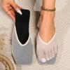 2024 Women's Baotou Slippers Women's Summer Flat Bottom Fashion Outwear Simple Slippers Hollow Breathable Mesh Women's Slippers
