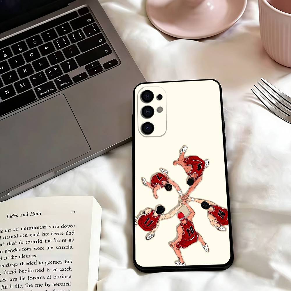 Slam Dunk-k SD Phone Case For Samsung S25,S24,S21,S22,S23,S30,Ultra,S20,Plus,Fe,Lite,Note,10,Black Cover
