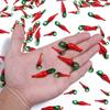 10-20 шт. Красный Перец Стеклянные Бусины-Подвески Лэмпворк Для Изготовления Украшений Своими Руками Ожерелья Серьги Брелоки Аксессуары