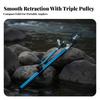 Stainless Steel Fishing Rod Holder with Silicone Head Luminous Telescoping