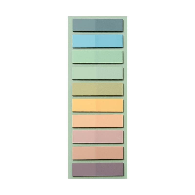 Aesthetic Sticky Note Memos Pad Easy to Write Simple Page Markers Colorful Sticky Notes Colourful Index Tabs