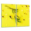 GLASS CUTTING BOARD 2x 30x52 FRUIT