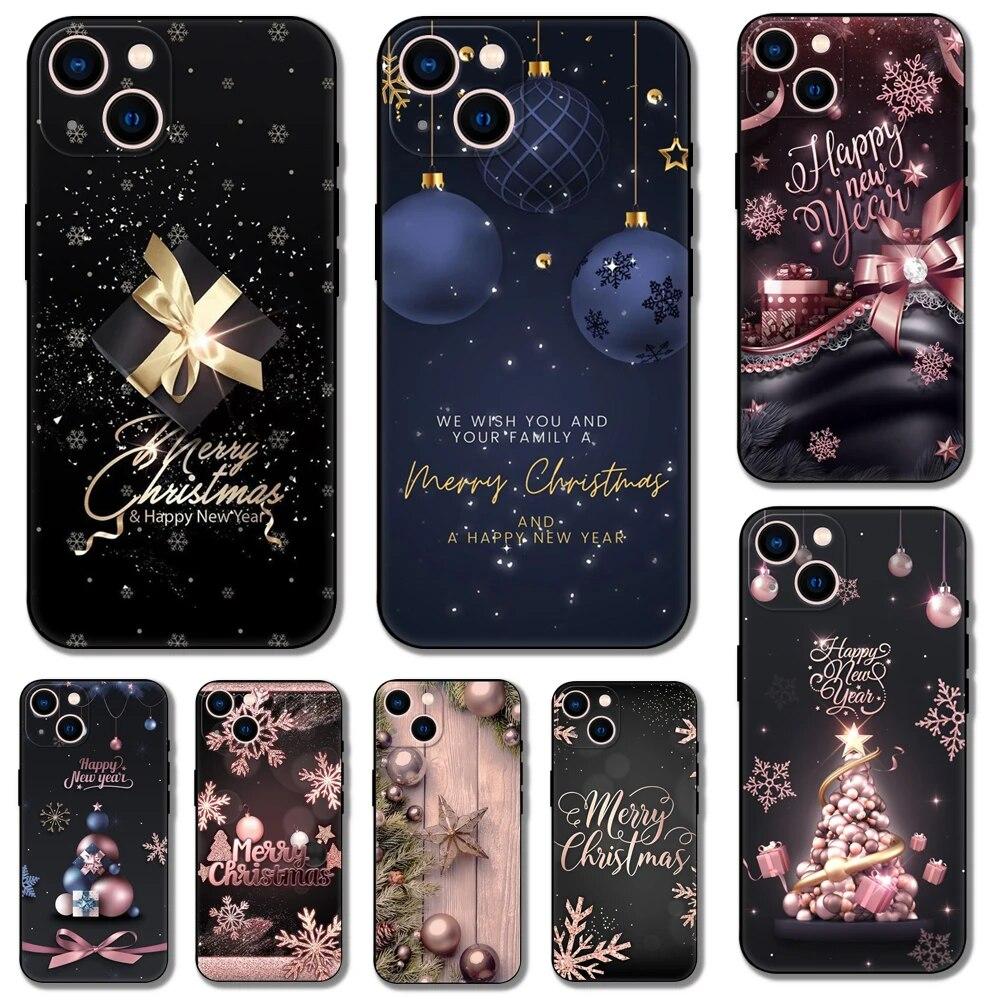Рождественский чехол для телефона iPhone Samsung Galaxy Redmi Xiaomi Oppo OnePlus Note SA 7 8 9 10 11 12 13 14 20 21 22 23 53 54 Pro Max Plus Ultra TPU Soft