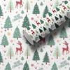 Versatile Santa Claus Christmas Wrapping Paper Christmas Trees Elk Gift Wrapping Paper Gift Box Paper Christmas Party