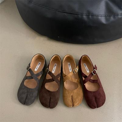 Модный бренд Bailamos Женские балетки Модные балетки с раздельным пальцем Повседневные лоферы Неглубокие слипоны Женские балетки Мягкие туфли для платья Mujer