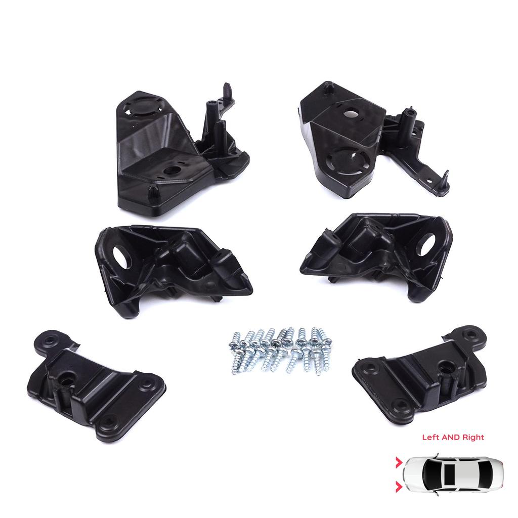 BHL581 Комплект кронштейнов для ремонта держателя фары, левая и правая сторона для Peugeot 208 e-208 MK2 P21 2008 e-2008 MK2 P24 2019-начало