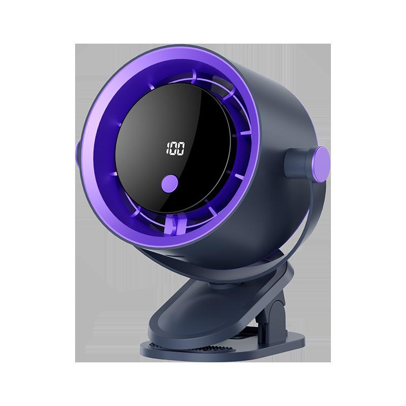 Portable High-Speed Smart Digital Display Fan for Desktop and Tabletop Use