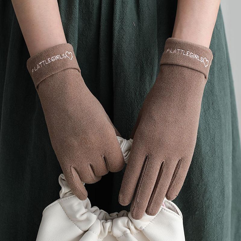 Теплые перчатки женские зимние бархатные уличные велосипедные спортивные перчатки для верховой езды утолщенные перчатки с сенсорным экраном