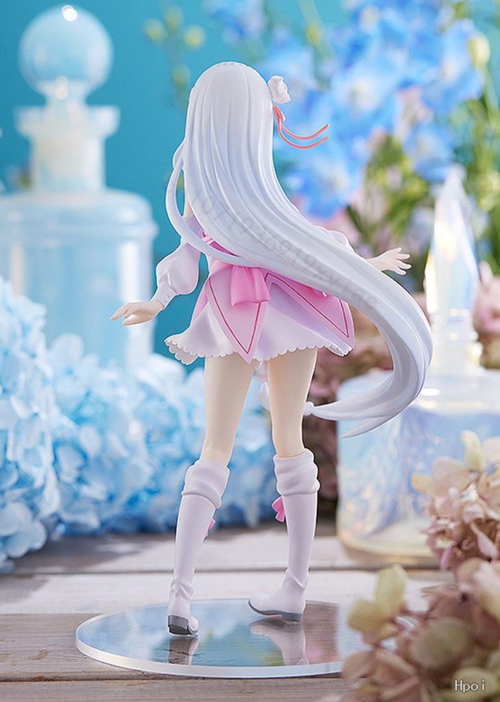17см Ре: Re:Zero. Жизнь с нуля в другом мире. Аниме Фигурка Эмилии. Фигурки Эмилии. Каваии. Память Снега. Коллекция Эмилии. Модели. Игрушки