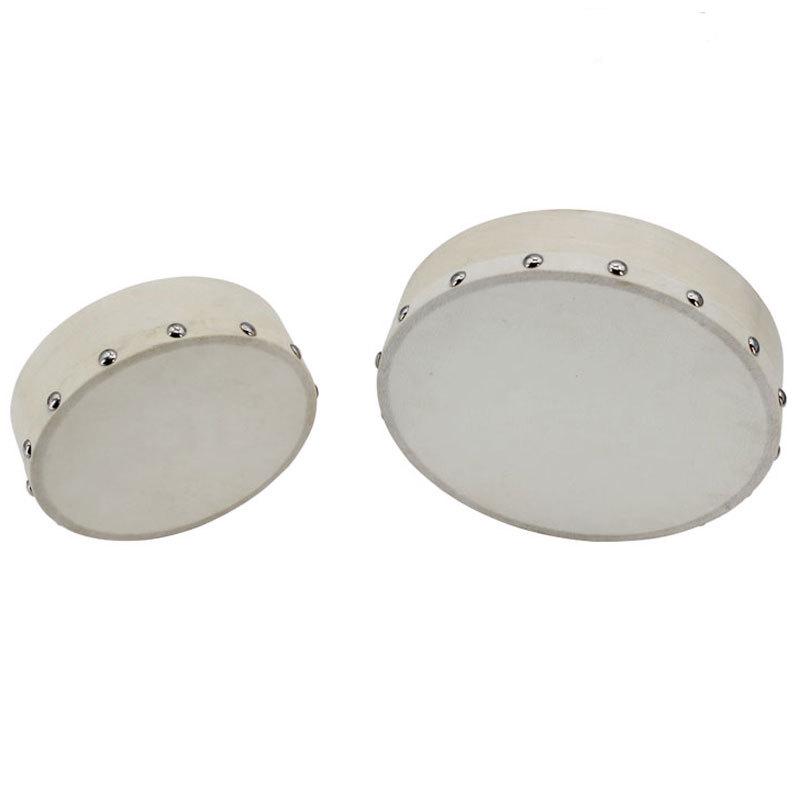 Orff Children's Double-Sided Sheepskin Hand Drum - Early Education Percussion Instrument