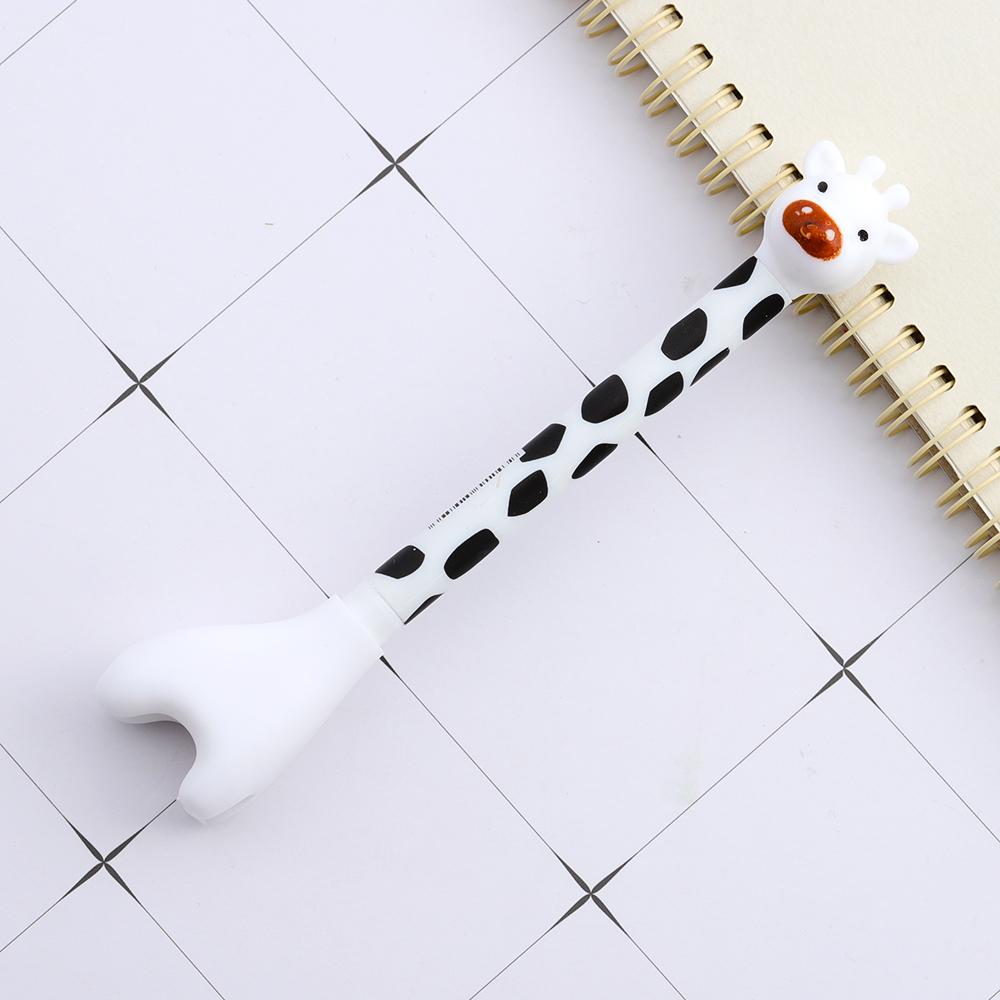 1 шт. кавайная милая мультяшная гелевая ручка с жирафом канцелярские принадлежности для школы и офиса для детей творческие милые симпатичные