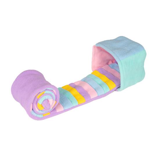 Интерактивная игрушка-мяч для нюханья, складная игрушка для скрытия еды, устойчивая к укусам, облегчение тревоги, умственная стимуляция, игрушка-одеяло для носа для собак и домашних животных