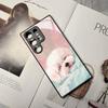 Мультяшный мальтийский болонский пес Чехол для телефона Samsung Galaxy S25 S24 S23 S22 S20 S21 Note20 Ultra Plus Fe Цветной Серебристый Чехол