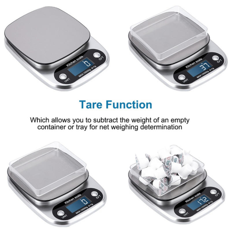 5kgx/0.1g Digital Kitchen Weight Multifunction Electronic Weight For Food Precision Weight For Cooking Baking Jewelry