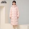 Женская длинная зимняя парка пуховик Xuezhongfei с капюшоном