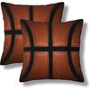 Checkered Throw Pillow Covers 18x18 Set of 2 Buffalo Plaid Boho Decorative Pillow Cover Black White Outdoors Pillowcase Cushion Case Home Decor for