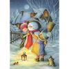 DIY Snowman 5D Diamond Painting Full Round Drill Christmas Gift Diamond Embroidery Rhinestones Pictures Crafts Kit Home Decor