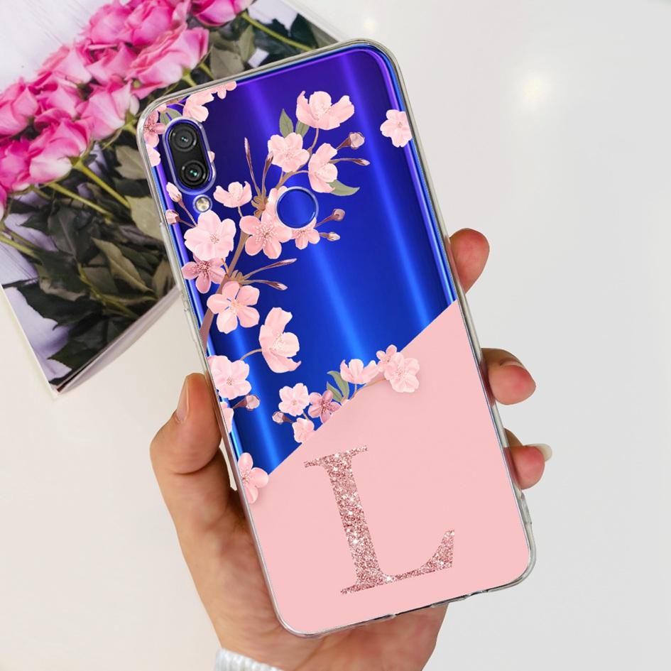 Чехол для Xiaomi Redmi Note 7 Милые Буквы Силиконовый Мягкий Чехол Для Xiaomi Redmi Note 7 Pro Чехлы Fundas Redmi Note 7S Note7 Coque