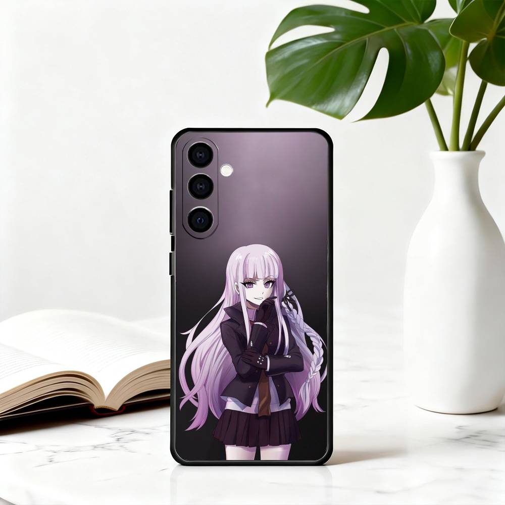 D-Danganronpa K-Kyoko K-Kirigiri-DKK Phone Case For Samsung Galaxy A73,A72,A71,A70,A53,A52,A51,Soft Silicone Black Cover