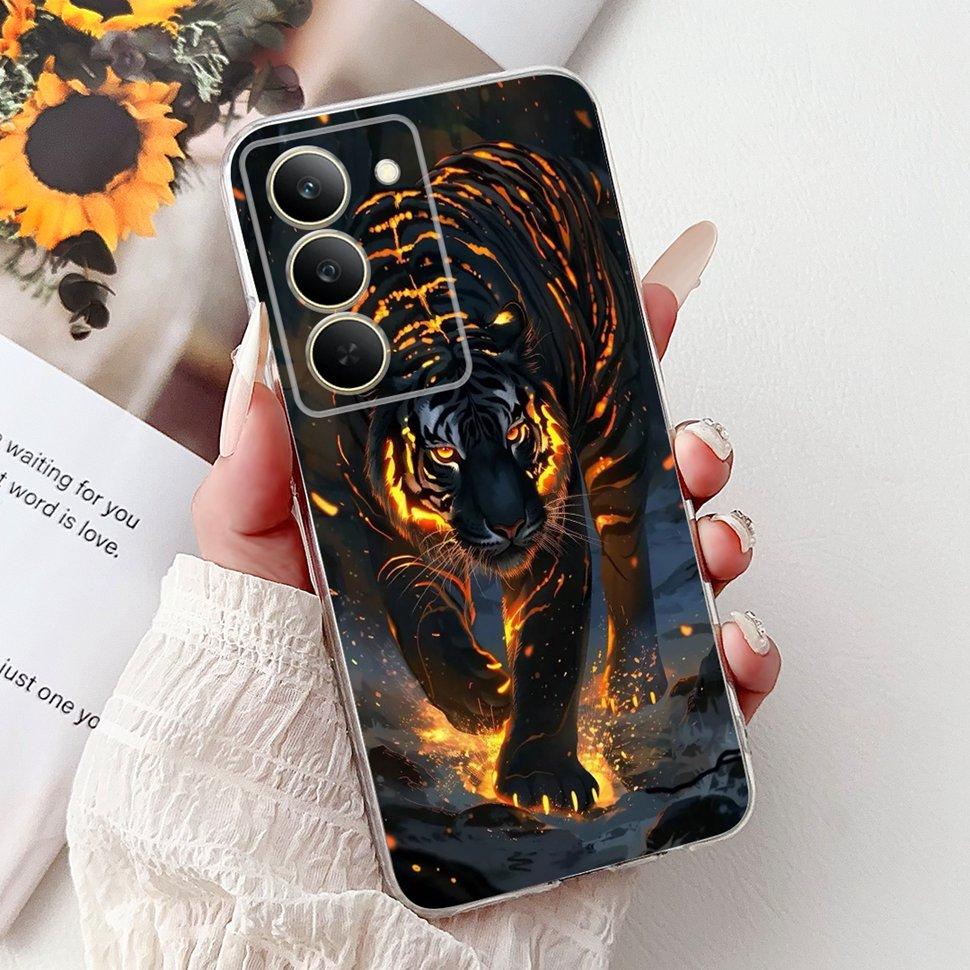 Чехол для Realme 14x 5G 6.67" Чехол Модный Чехол с Рисунком Бабочки Мягкие Силиконовые Чехлы для Телефона Для Realme 14x Realme14x Бампер