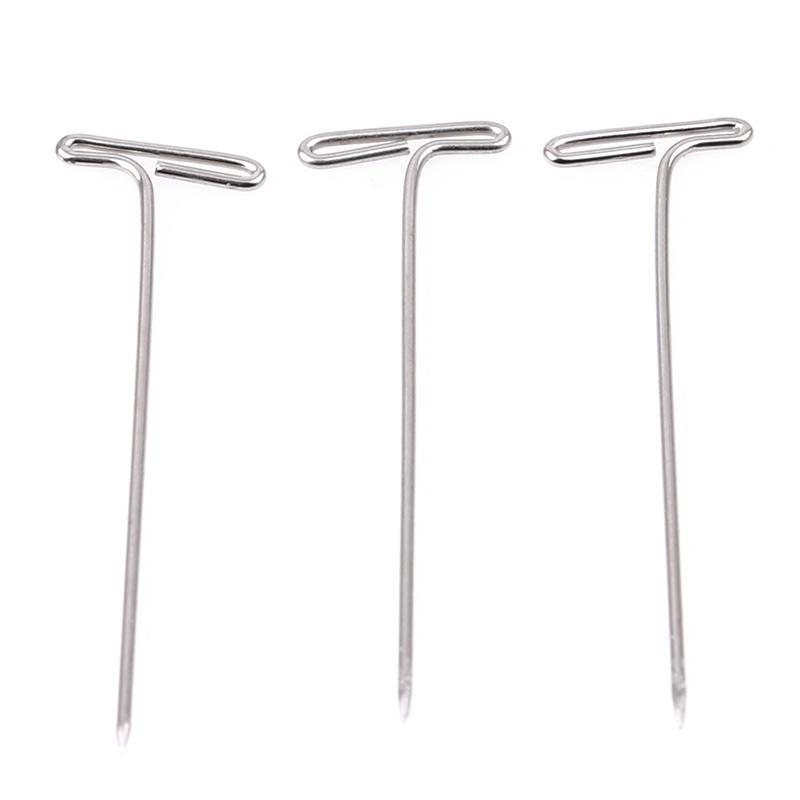 Т-образные штифты для парика на пенопластовой головке, Т-образные иглы, инструменты для укладки волос в салоне