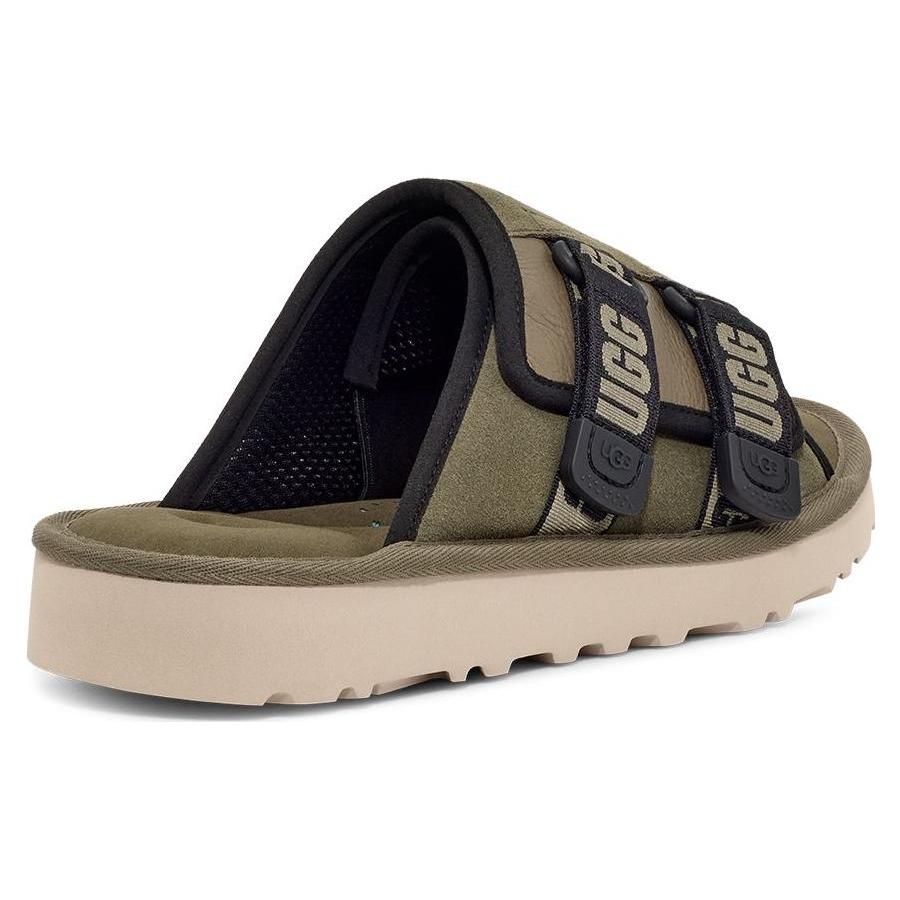 UGG Goldencoast Шлепанцы на ремешке Коровья замша Стильные сандалии Мужские Мохово-зеленый 1142730-MSG