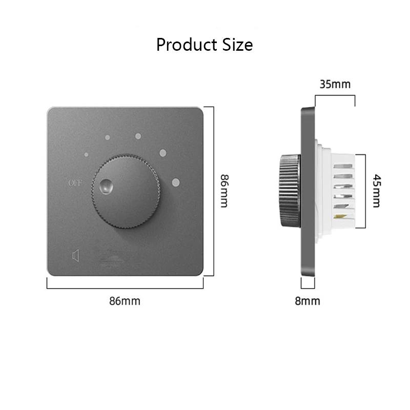 Constant Pressure Horn Adjust Volume Switch, Background Music Sound Control Switch Controller, Sound Control Knob Horn Regulator
