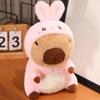 Cross-Dressing Water Guinea Pig Doll Kapibara Plush Toy Doll Schoolgirl Children Doll Dressing Capybara