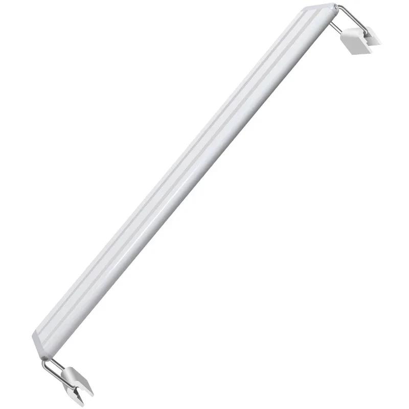 Высокая яркость светодиодной рамки для аквариума с зажимом ультратонкий дизайн улучшенный синий белый свет для растений 220 В водонепроницаемый