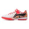 Li Ning Детские Удобные Повседневные Футбольные Бутсы из Синтетической Кожи Мужские Футбольные Бутсы Стандартные Белые Флуоресцентные Кристально-Красные Черные YSTV006-2